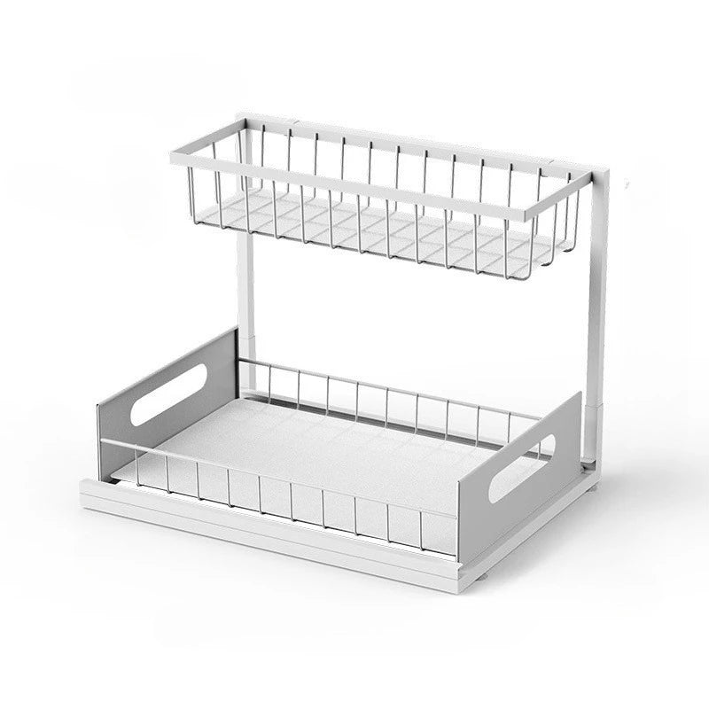 Under-Sink Pull-Out Organizer – Sliding Storage Drawer