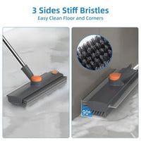 3-in-1 Stiff Bristle Floor & Bathroom Scrub Brush