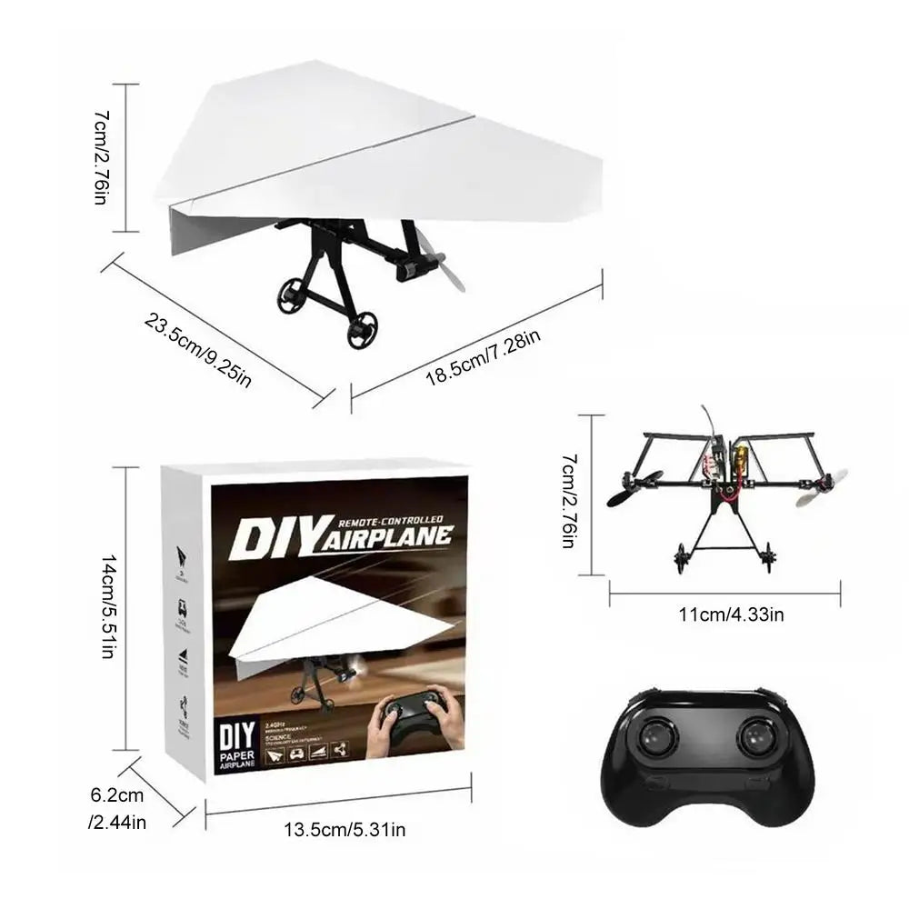 DIY Remote Control Paper Airplane Kit