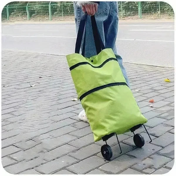 Foldable Shopping Cart with Wheels