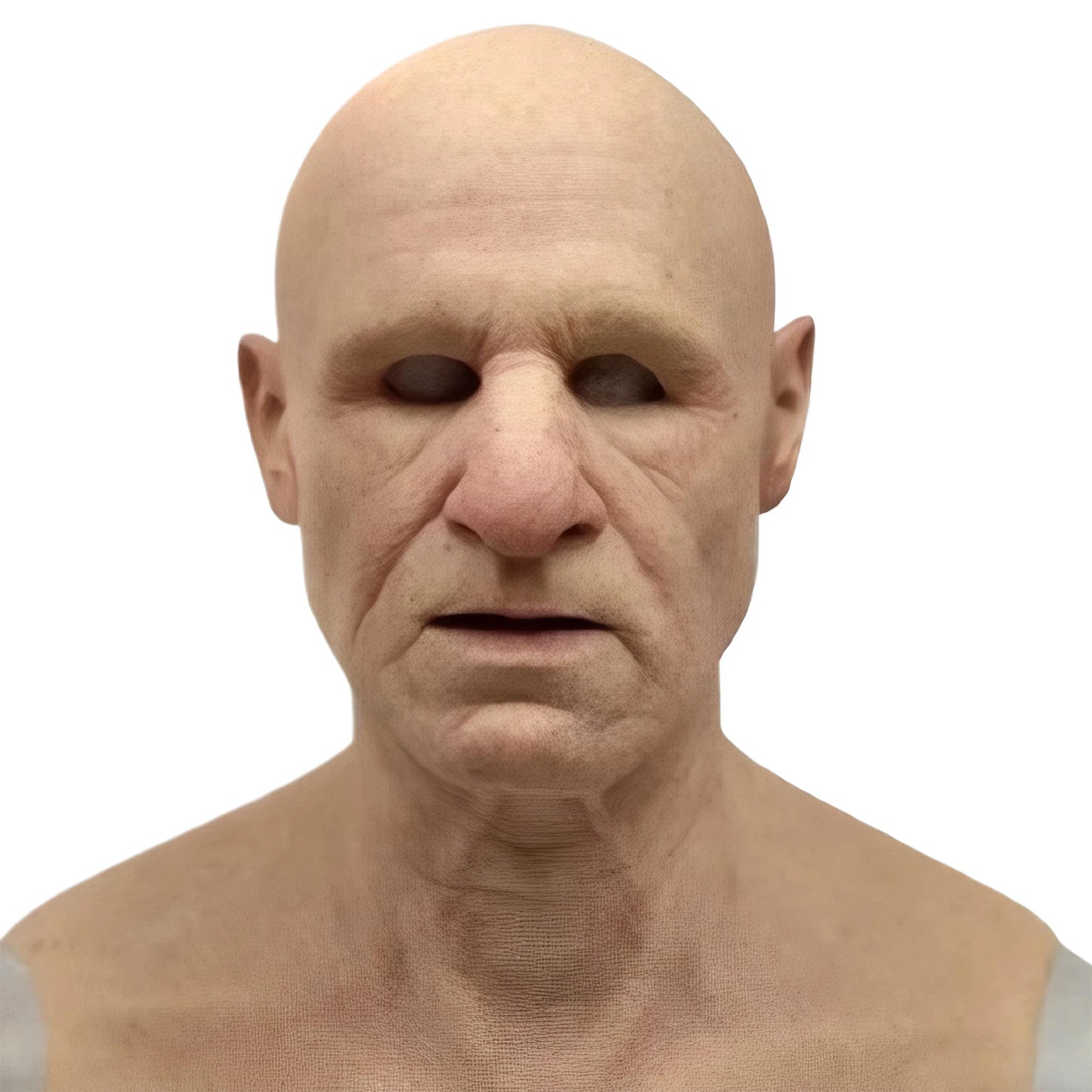 Realistic Old Man Halloween Mask