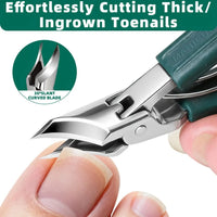 3-Piece Wide Jaw Toenail Clipper Set