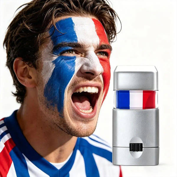 Football Fan Face Paint Stick (3-Color Flag)