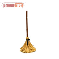 Glowing Witch Broom with Spooky Sounds & Motion