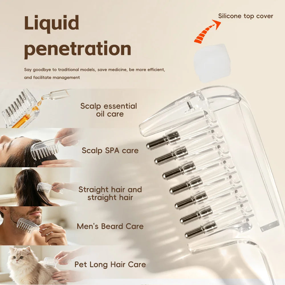 Essential Oil Applicator Massage Comb