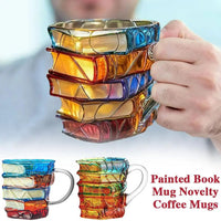 Book-Shaped Glass Mug