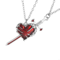 Sword & Heart Necklace