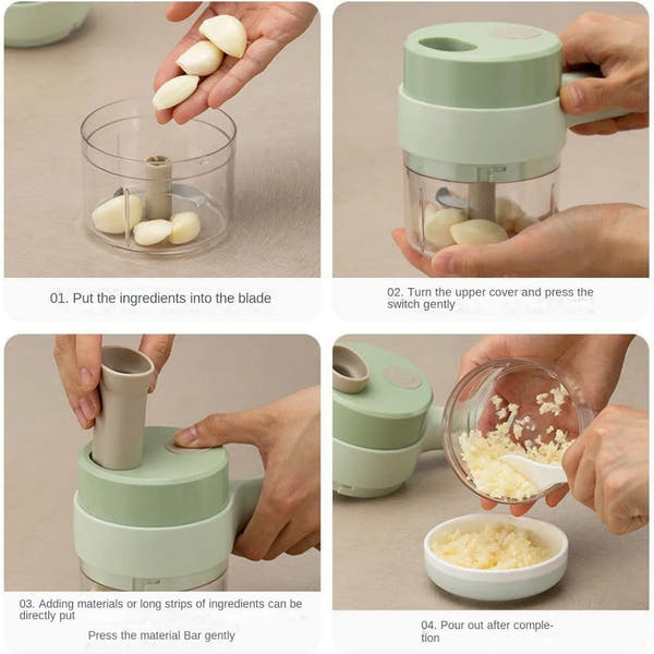4-in-1 Electric Vegetable Chopper