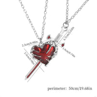 Sword & Heart Necklace