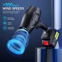 21V Cordless Leaf Blower Kit (2 Batteries)