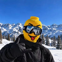 Funny Face Knit Ski Mask
