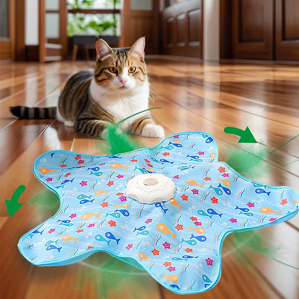 Flashing Feather Cat Toy