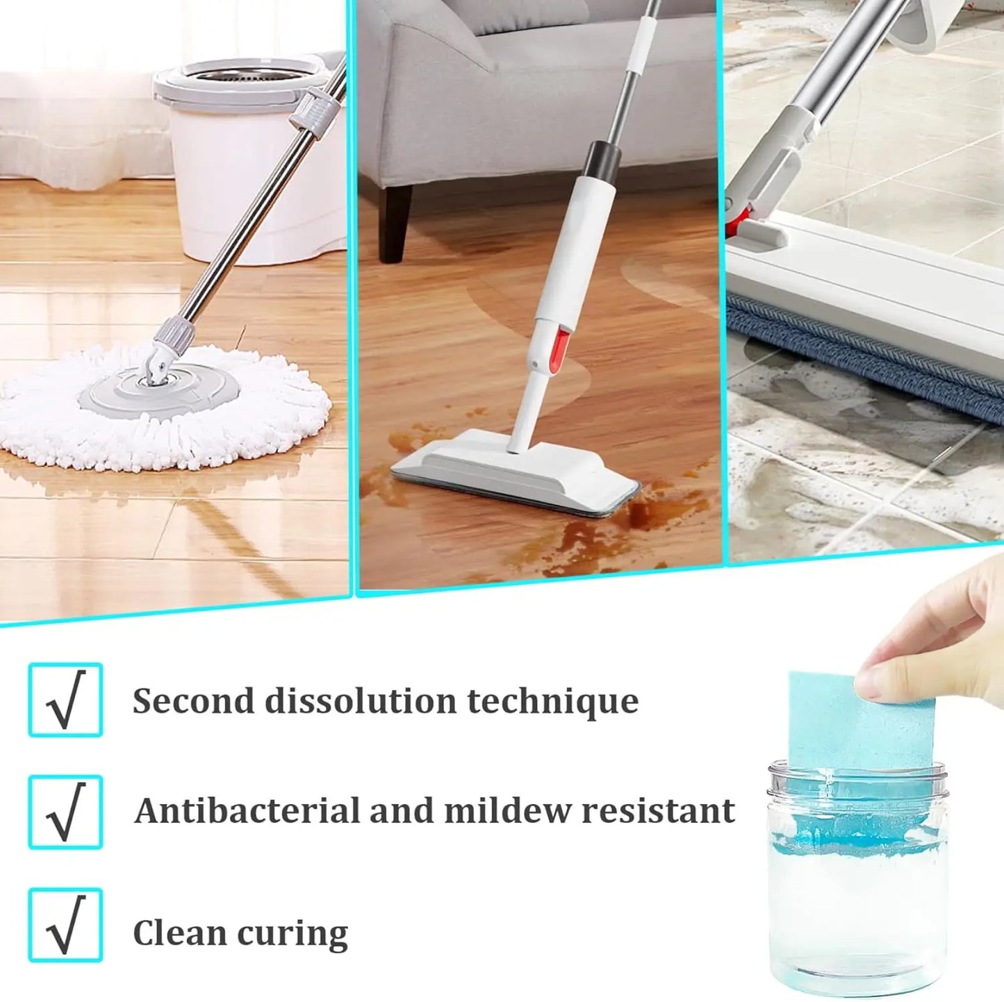 Dissolvable Floor Cleaner Sheets (100-Pack)