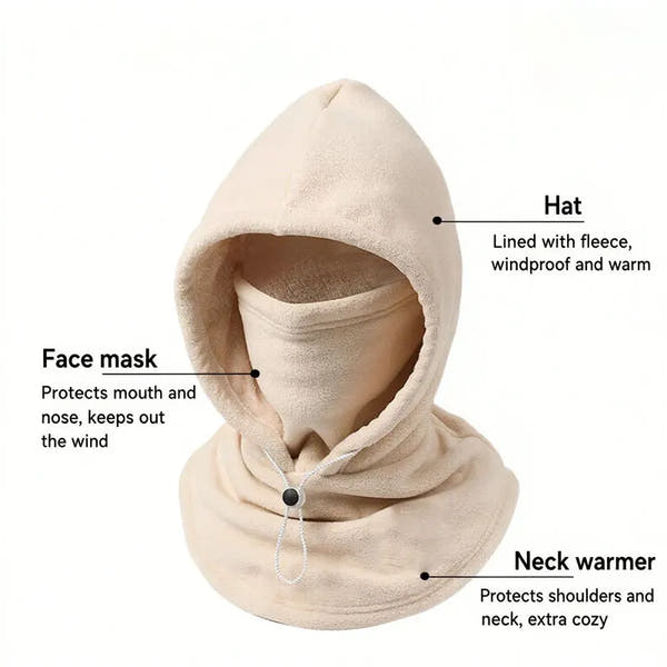 Windproof Fleece Hooded Balaclava