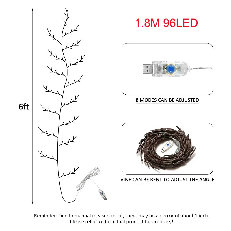 LED Willow Vine Light