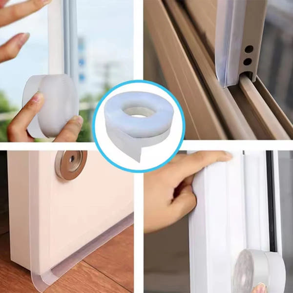 Self-Adhesive Silicone Door & Window Seal Strip