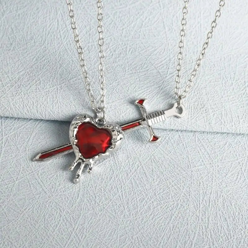Sword & Heart Necklace