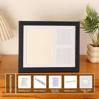 DIY Pet Paw Print Keepsake Frame