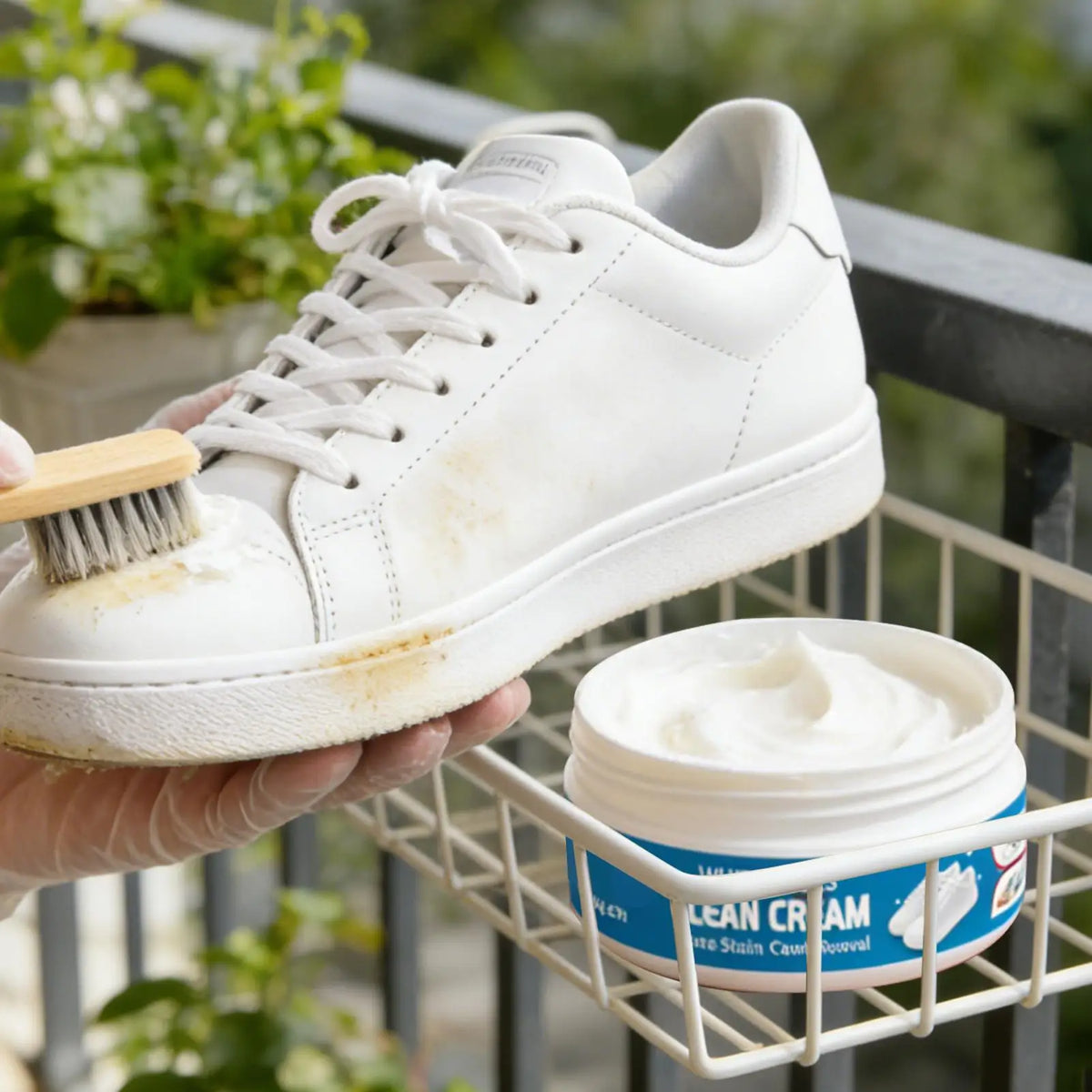 Waterless White Shoe Cleaner Cream