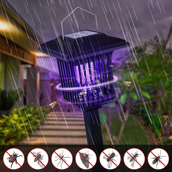 3-in-1 Solar Garden Insect Killer Light