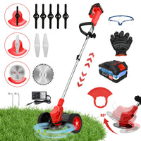21V Cordless Weed Wacker & Edger — 3-in-1 Kit