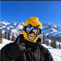 Funny Face Knit Ski Mask