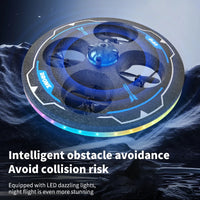 Light-Up UFO Drone with Camera & Obstacle Avoidance