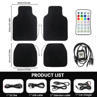 Starlight LED Car Floor Mats