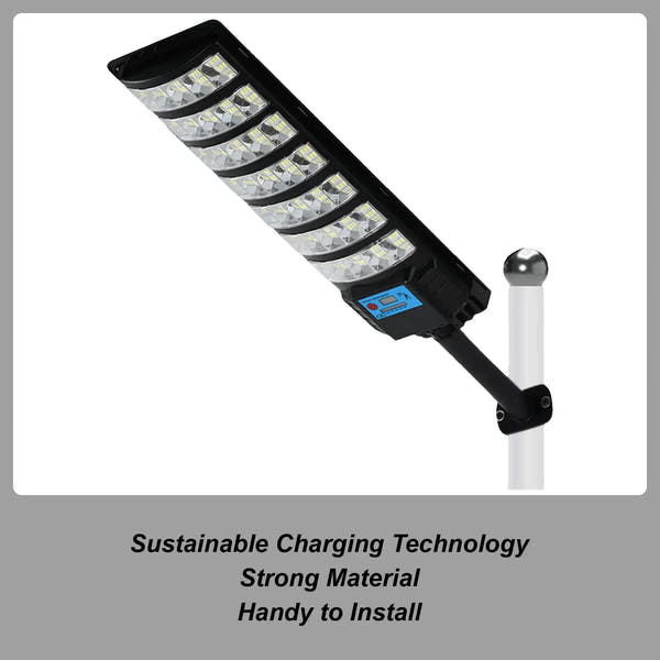 Solar Street Light with Motion Sensor & Remote