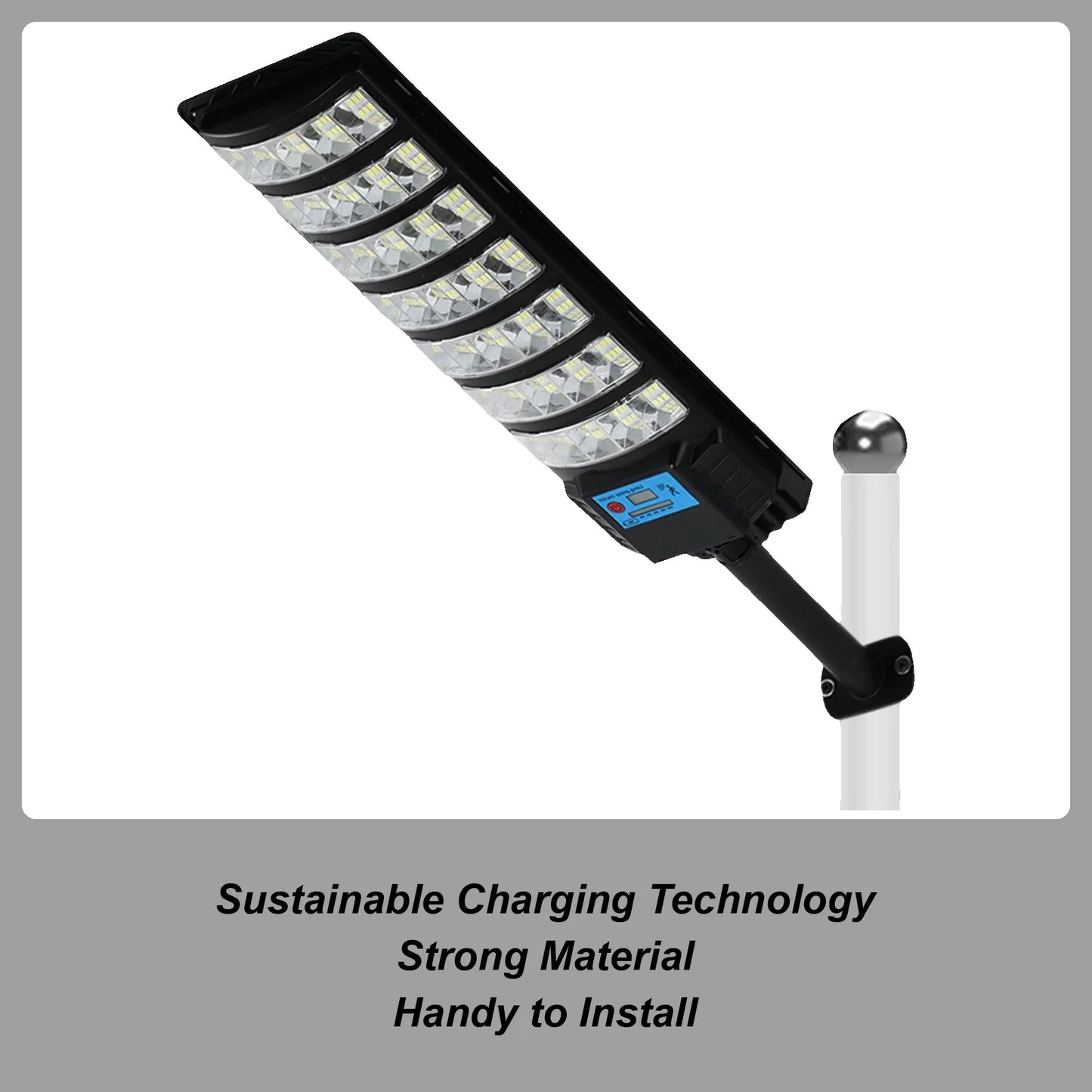 Solar Street Light with Motion Sensor & Remote