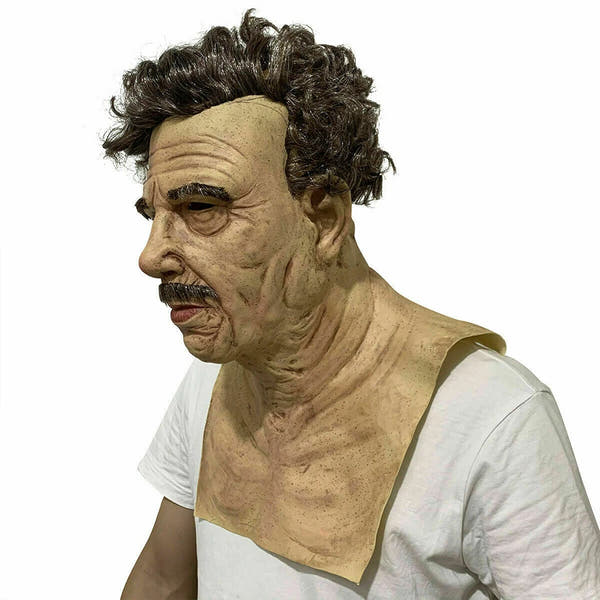 Realistic Old Man Halloween Mask