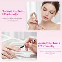 At-Home Gel Nail Combo (UV Lamp + Cat-Eye Gel Pen)