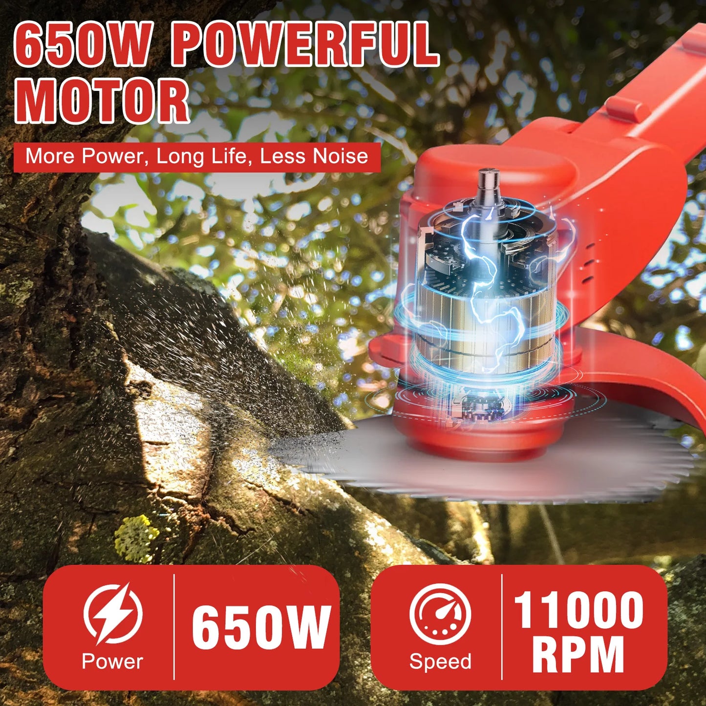 21V Cordless Weed Wacker & Edger — 3-in-1 Kit
