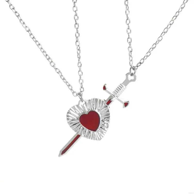 Sword & Heart Necklace