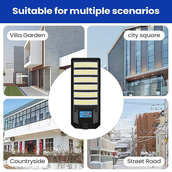 Solar Street Light with Motion Sensor & Remote