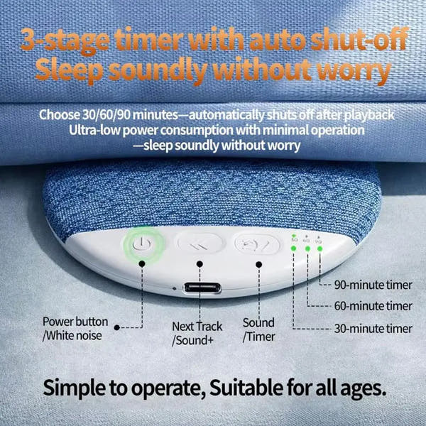 Bedroom Pillow Bluetooth Speaker