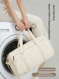 Large-Capacity Travel & Gym Duffel with Trolley Sleeve