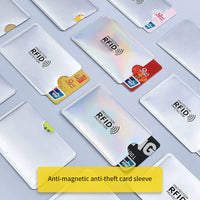RFID-Blocking Card Protector Sleeves (10-Pack)