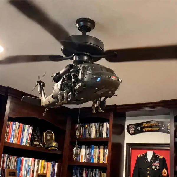 Helicopter Ceiling Fan Attachment