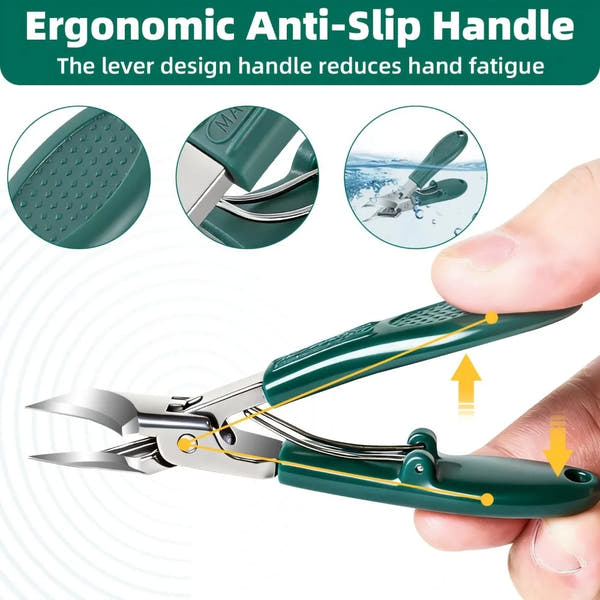 3-Piece Wide Jaw Toenail Clipper Set