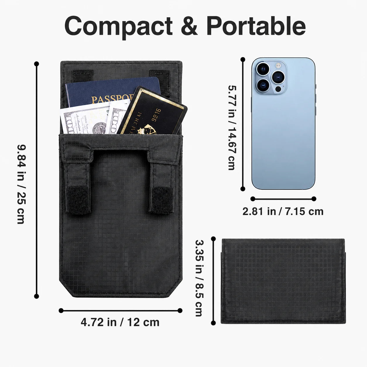 Slim Hidden Belt Wallet