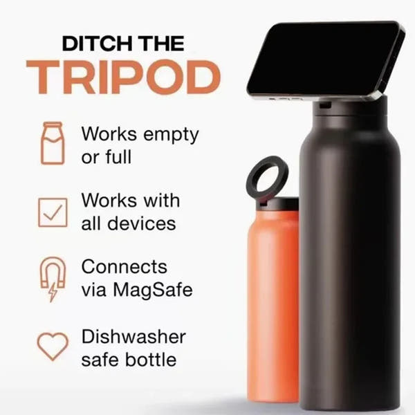 Sports Bottle + Phone Holder
