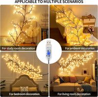 LED Willow Vine Light