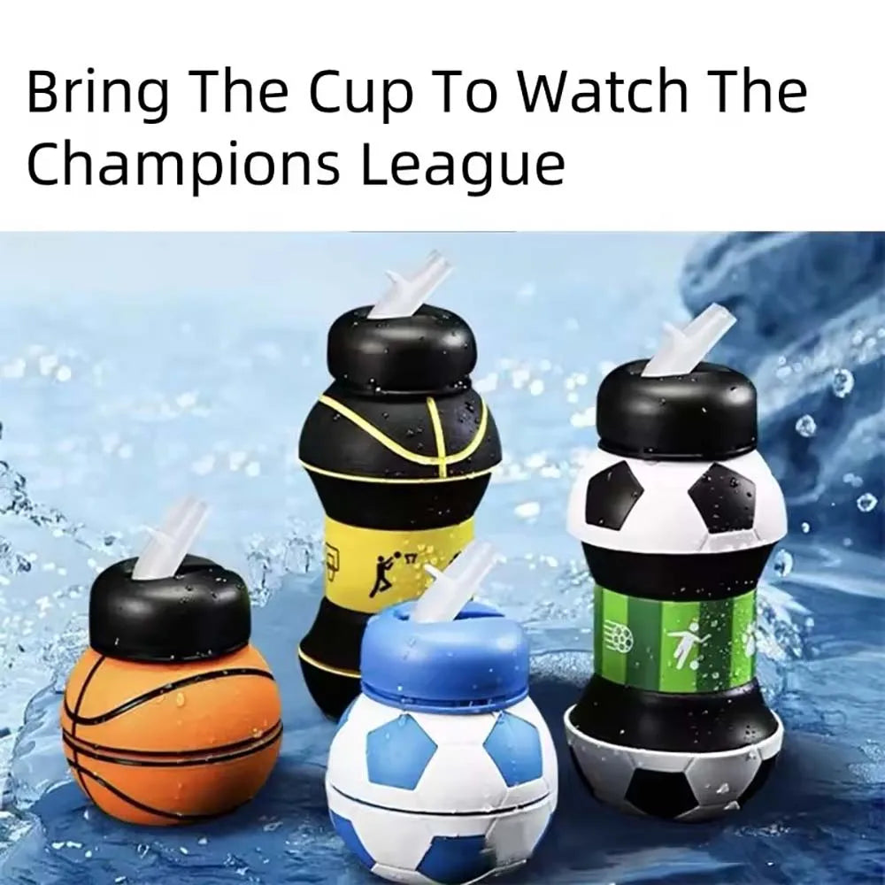 Foldable Sports Ball Water Bottle