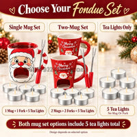 Santa Chocolate Fondue Mug