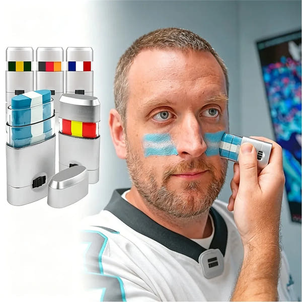 Football Fan Face Paint Stick (3-Color Flag)