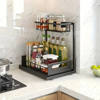 Under-Sink Pull-Out Organizer – Sliding Storage Drawer