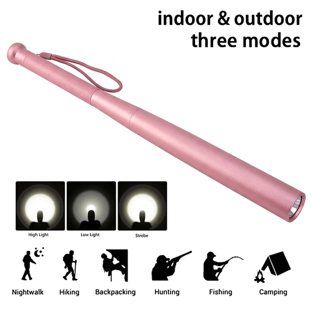 Heavy-Duty Security Flashlight Baton