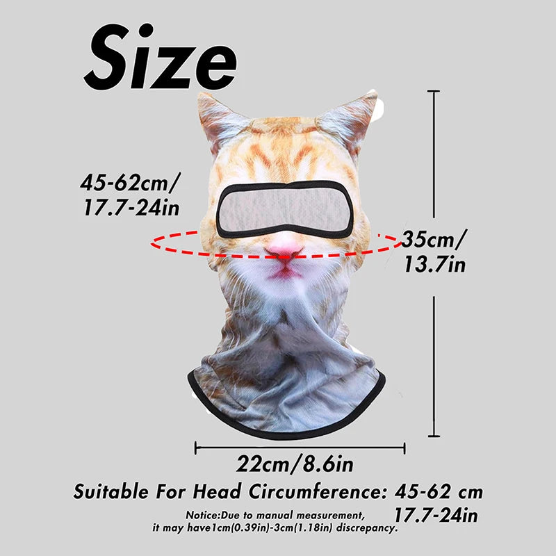 Animal Face Ski Mask