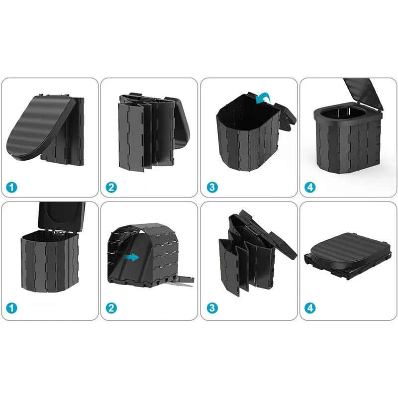 Folding Portable Car Toilet